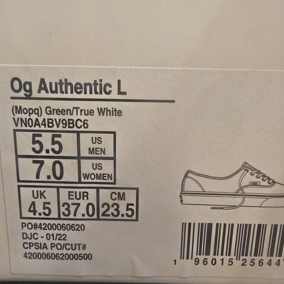 NIB VANS x Museum of Peace and Quiet. Authentic Size 5.5 Men's or 7 Women - Picture 3 of 11